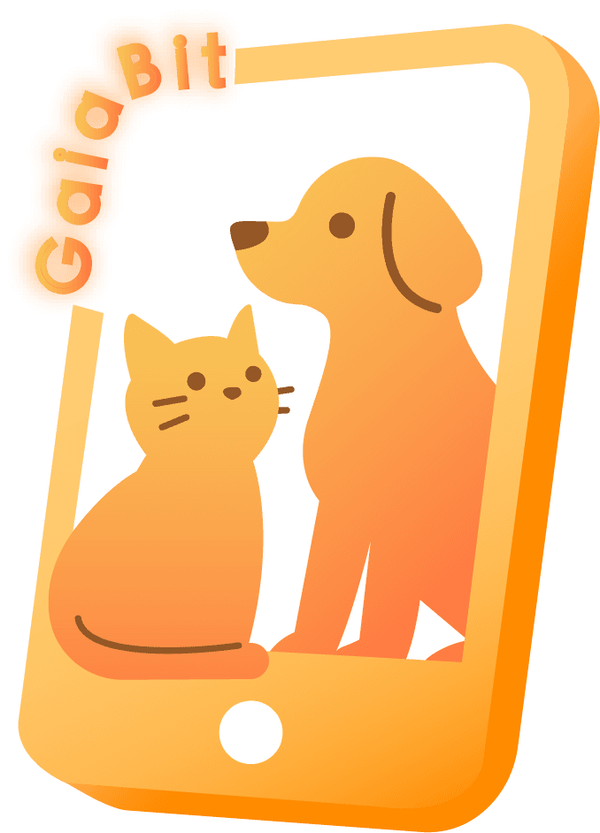 GaiaBit 毛焦點 Logo